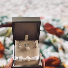 Load image into Gallery viewer, Bezel Drop Earrings