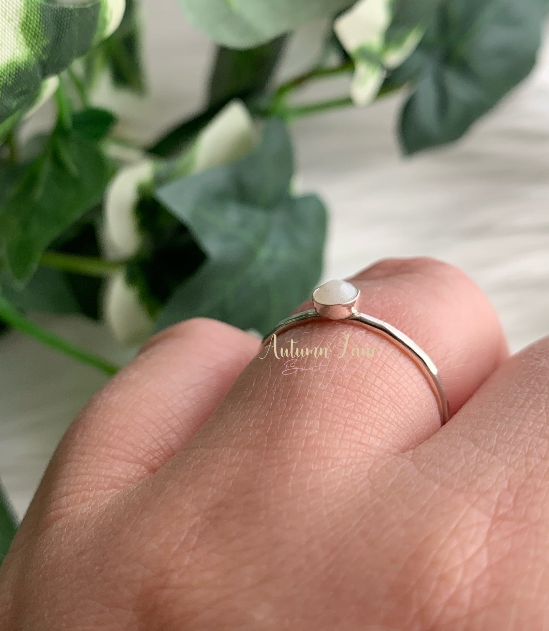 Bezel on sale stacking ring